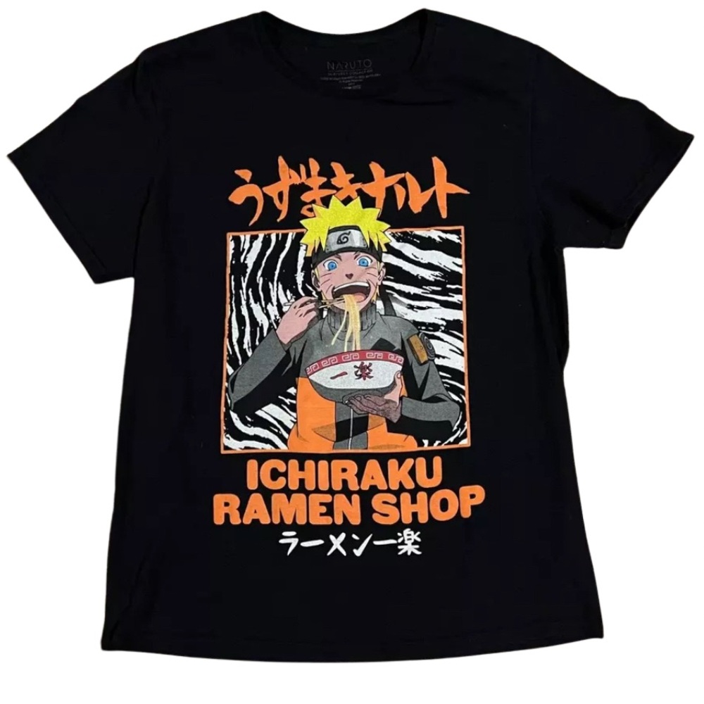 Naruto T-shirt, Black Size Large NEW with Tags
